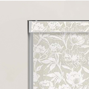 Floral Bark Oatmeal Electric Pelmet Roller Blinds Product Detail