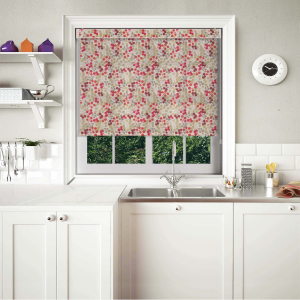 Harvest Scarlet Pelmet Roller Blinds