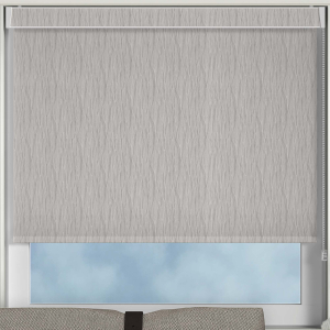 Hollow Grey No Drill Blinds Frame