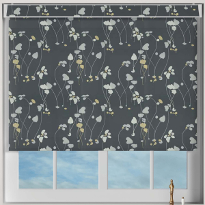 Keily Gold Electric Pelmet Roller Blinds Frame