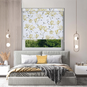 Laurel Lime Electric No Drill Roller Blinds