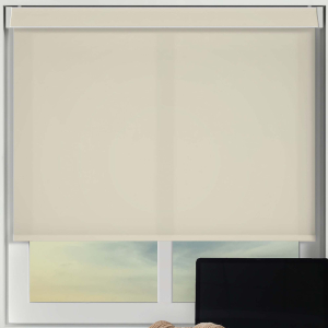 Luxe Vanilla Electric Pelmet Roller Blinds Frame