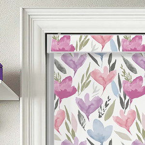 Melia Blush Pelmet Roller Blinds Product Detail