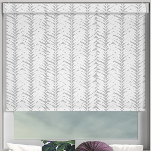 Mimosa Grey Electric Pelmet Roller Blinds Frame