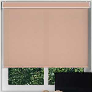 Mirage Solar Dark Beige Electric No Drill Roller Blinds Frame