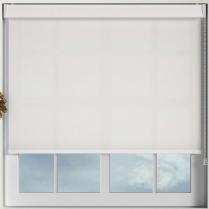 Mirage Solar White Electric No Drill Roller Blinds Frame