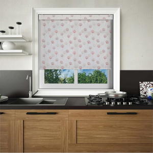 Odi Maroon Electric Pelmet Roller Blinds