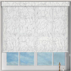 Odora Grey Pelmet Roller Blinds Frame