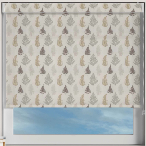 Pinnate Earth Pelmet Roller Blinds Frame