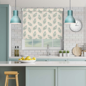 Pinnate Primrose Pelmet Roller Blinds