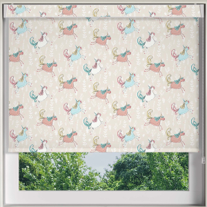 Playful Unicorn Electric No Drill Roller Blinds Frame