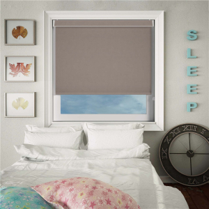 Satin Dove Pelmet Roller Blinds