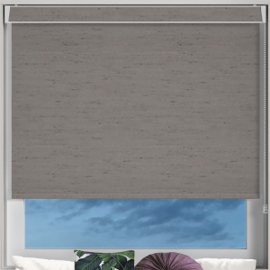 Satin Grey Electric No Drill Roller Blinds Frame