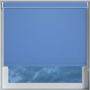 Shower Safe Blue Pelmet Roller Blinds Frame