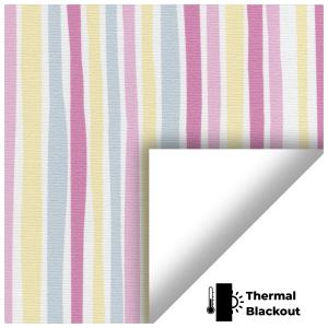 Tilde Stripe Ballet Electric Pelmet Roller Blinds Scan