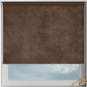 Velvet Mocha Cordless Roller Blinds Frame