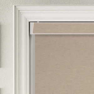 Weave Blackout Sand Electric Pelmet Roller Blinds Product Detail