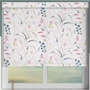 Wildflower Spring Electric Pelmet Roller Blinds Frame