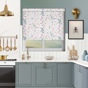 Wildflower Spring Electric Pelmet Roller Blinds