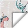 Playful Unicorn Thermal Blackout Electric No Drill Roller Blind