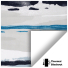 Brushstroke Indigo Pelmet Roller Blinds Scan