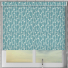 Cali Teal Pelmet Roller Blinds Frame