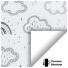 Magical Skies Grey Pelmet Roller Blinds Scan