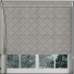 Morocco Grey Electric No Drill Roller Blinds Frame