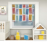 Multiplication Rainbow Electric Pelmet Roller Blinds