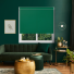 Origin Racing Green Electric No Drill Roller Blinds