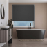 Shower Safe Black Pelmet Roller Blinds