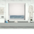 Shower Safe White Pelmet Roller Blinds