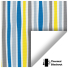 Tilde Stripe Lemon Pelmet Roller Blinds Scan