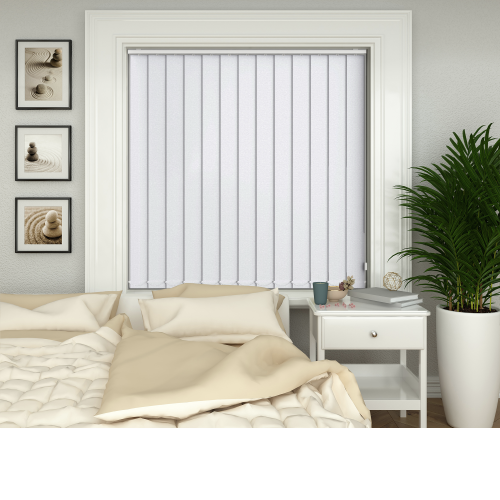 Eden Bright White Replacement Vertical Blind Slats|Look Today!